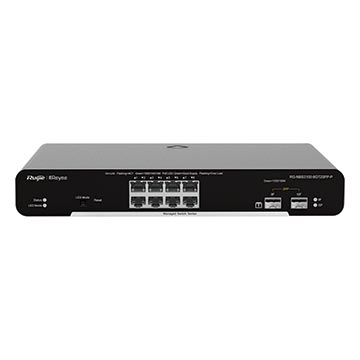 57MM-SW10P - 10 Port Gigabit Managed Network Switch (8 Port PoE, 2 x SFP)