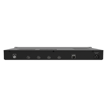 14MM-DTM4-R - Quad HDMI® to Dual DVB-T Modulator H.264  with Agile Outputs Back of Product Image
