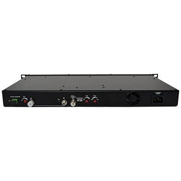 14MM-RF-NET12 - 12 Way RF Distribution Amplifier Over CAT5e/6/6A Cable with RF and Fibre Optic Input Back of Product Image