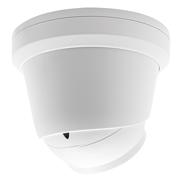 50MM-CD014 - 6MP AI Turret IP PoE Camera IP67 2.8mm Fixed Lens with Dual-Light Night Vision Back of Product Image