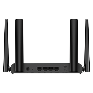 57MM-WR09-4G - 300 Mbps 4G LTE Wireless Router CAT-4 Back of Product Image