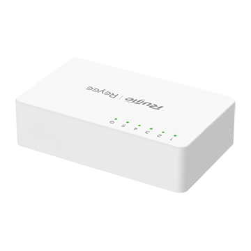 RG-ES05G-L - 5 Port Gigabit Unmanaged Network Switch - Plastic Housing Back of Product Image
