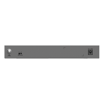 RG-ES211GS-LP - 11 Port Gigabit Layer 2 Smart Cloud-Managed PoE Network Switch (8x PoE+, 2x RJ45 GbE, 1x SFP), 70 W Back of Product Image