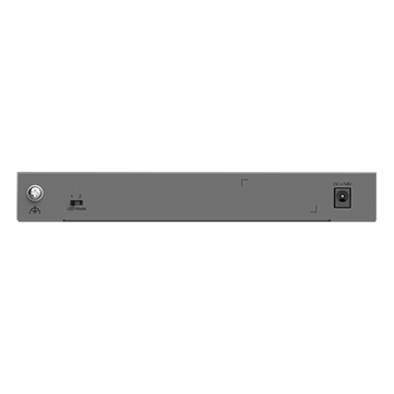 RG-ES211GS-P - 11 Port Gigabit Layer 2 Smart Cloud-Managed PoE Network Switch (8x PoE+, 2x RJ45 GbE, 1x SFP), 120 W Back of Product Image