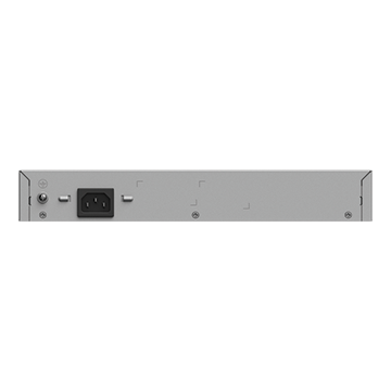 RG-ES220GS-P-V2 - 20 Port Gigabit Layer 2 Smart Cloud-Managed PoE Network Switch (16x PoE+, 2x RJ45 GbE, 2x SFP), 250 W Back of Product Image