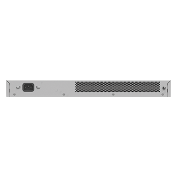RG-ES224GC2MS - 24 Port Gigabit Layer 2 Smart Cloud-Managed Non-PoE Network Switch (24x RJ45 GbE, 2x 2.5GE SFP) Back of Product Image