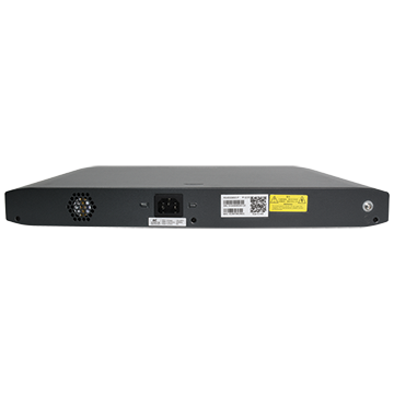 RG-ES226GC-P - 26 Port Gigabit Managed Network Switch (24 Port PoE, 2 SFP) Back of Product Image