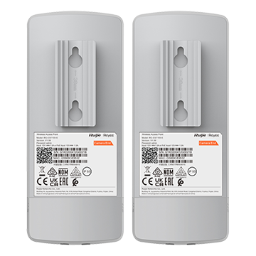 RG-EST100-E - 8dBi 500m Wireless Network Bridge, Dual 10/100 LAN Ports Back of Product Image