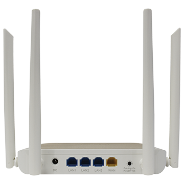 RG-EW1200 - 1.2 Gbps Wi-Fi Mesh Router Dual-band 802.11ac Wave 2 (100Mbps Uplink) Back of Product Image