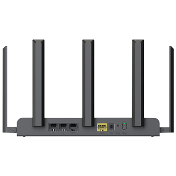 RG-EW1300G - 1.3 Gbps Wi-Fi 5 Mesh Gigabit Router Dual-band 802.11ac Wave 2 Back of Product Image