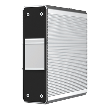 RG-NIS21-8G2S-HP - 10 Port Cloud Managed Industrial Switch (1 x PoE++ Port, 7 x PoE+ Ports, and 2 x SFP Uplink Ports) - 228-300 W Back of Product Image