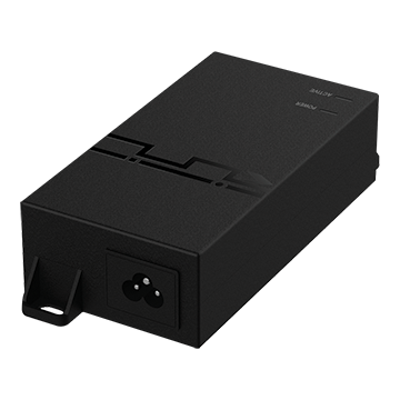 RG-POE-50-60W-MG - 60W 2.5 Gigabit 56V DC Passive Power Inserter Back of Product Image