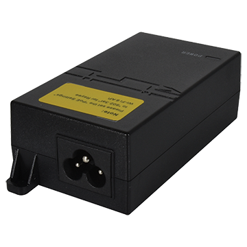 RG-POE-AT30 - 31.2W Gigabit 52V DC Passive Power Inserter Back of Product Image