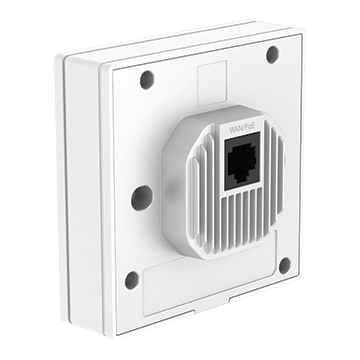 RG-RAP62-WALL-L - Wi-Fi 6 Access Point AX3000 802.11ax Dual Bands 2.976 Gbps, 1 x Gb uplink with 1 x Gb LAN, Wall Mount Back of Product Image