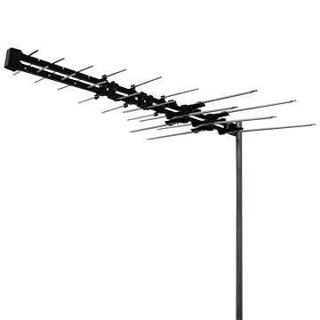 01MM-XL16 - Digital TV Antenna 16 Element Log Periodic VHF/UHF (6-12)(28-51) with 4G/5G Filter