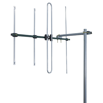 03MM-DR3004SP - Digital TV Antenna VHF (6-12) 4 Elements with Vertical Stand-Off Mount