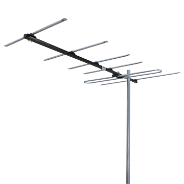 03MM-DR3006B - Digital TV Antenna VHF (6-12) 6 Elements with Black Boom