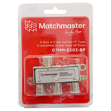07MM-ES03-BP - 3 Way Splitter 
