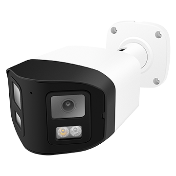 50MM-CB007 - 8MP 180° AI Bullet IP PoE Camera IP67 Dual 2.8mm Lens with Dual-Light and Two-Way Audio