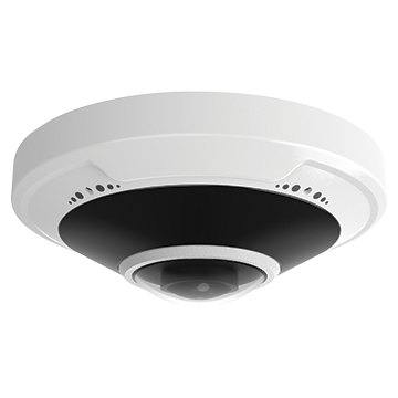 50MM-CD012 - 5MP AI Fisheye IP PoE Camera IP66 1.4mm Lens 360° - IK10 Vandal Resistant with Two-Way Audio
