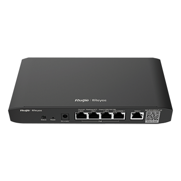 RG-EG105G-P-V2 - 5 Port Managed PoE Router, 4x Gigabit PoE+, Up to 2 WAN Load Balanced, 54 W