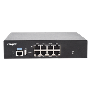 RG-EG2100-PV2 - 7 Port 1 Gbps Unified Security Gateway PoE+ Router, Up to 2 WAN Load Balanced, 135W