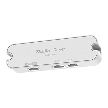 RG-ES103F-P - 3-Port PoE Unmanaged Switch - PoE Splitter - Max 30 W