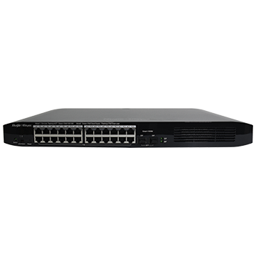 RG-ES226GC-P - 26 Port Gigabit Managed Network Switch (24 Port PoE, 2 SFP)