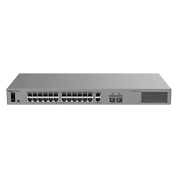 RG-ES228GS-P-V2 - 28 Port Gigabit Layer 2 Smart Cloud-Managed PoE Network Switch (24x PoE+, 2x RJ45 GbE, 2x SFP), 370 W