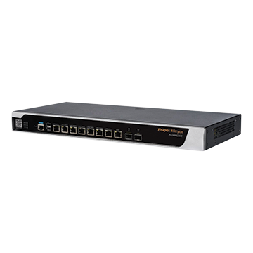 RG-NBR6215-E - 10 Port High Performance Cloud Managed Router, 8 x Gigabit with 1 x 10Gb SFP+ and 1 x 1Gb SFP Base-X Ports