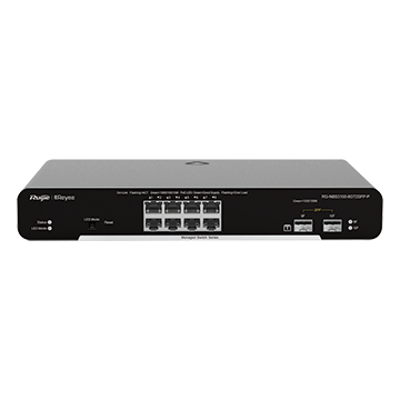RG-NBS31-8G2S-P - 10 Port Gigabit Managed Network Switch (8 Port PoE, 2 SFP)