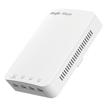 RG-RAP1200(P) - Wi-Fi 5 Access Point AC1300 802.11ac Dual-bands 1.3Gbps, 4 x GbE LAN, Wall Mount (Bracket Sold Separately)