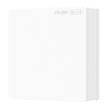 RG-RAP62-WALL-L - Wi-Fi 6 Access Point AX3000 802.11ax Dual Bands 2.976 Gbps, 1 x Gb uplink with 1 x Gb LAN, Wall Mount