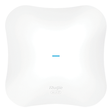 RG-RAP73PRO - Wi-Fi 7 Indoor Ceiling Access Point BE14000 802.11be Tri-band 13.346 Gbps (1x RJ45 2.5G Uplink, 1x 10GE SFP+)