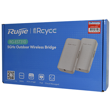RG-EST310V2 - 10dBi 1km Wireless Network Bridge Packaging Image