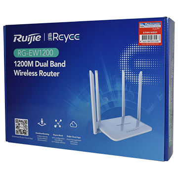 RG-EW1200 - 1.2 Gbps Wi-Fi Mesh Router Dual-band 802.11ac Wave 2 (100Mbps Uplink) Packaging Image