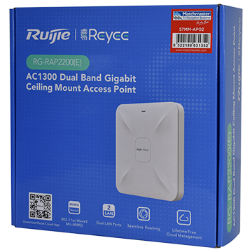 RG-RAP2200(E) - Wi-Fi Access Point AC1300 802.11ac Dual-bands 1.3 Gbps Packaging Image